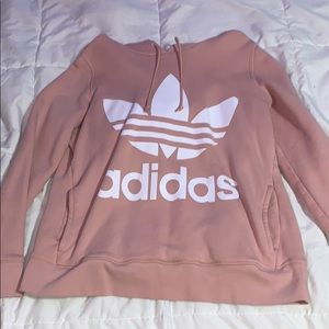 Pink adidas hoodie